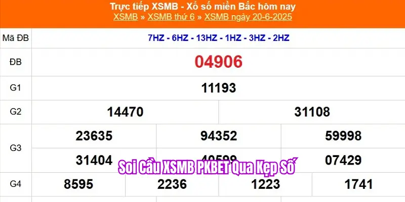 Soi cầu theo kẹp số